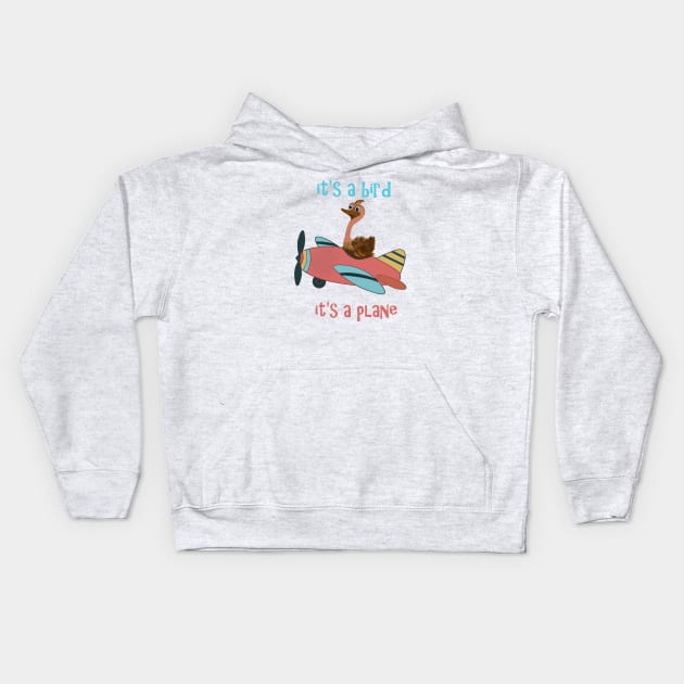 It's a Bird Kids Hoodie by NMODesigns